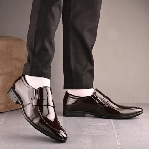 Image of Centrino Formal Shoe for Men | Soft Cushioned Insole for All-Day Comfort | Premium Craftsmanship & Durable Build |Stylish & Elegant Design | Perfect for Office, Business Casual & Formal Attire (9752)