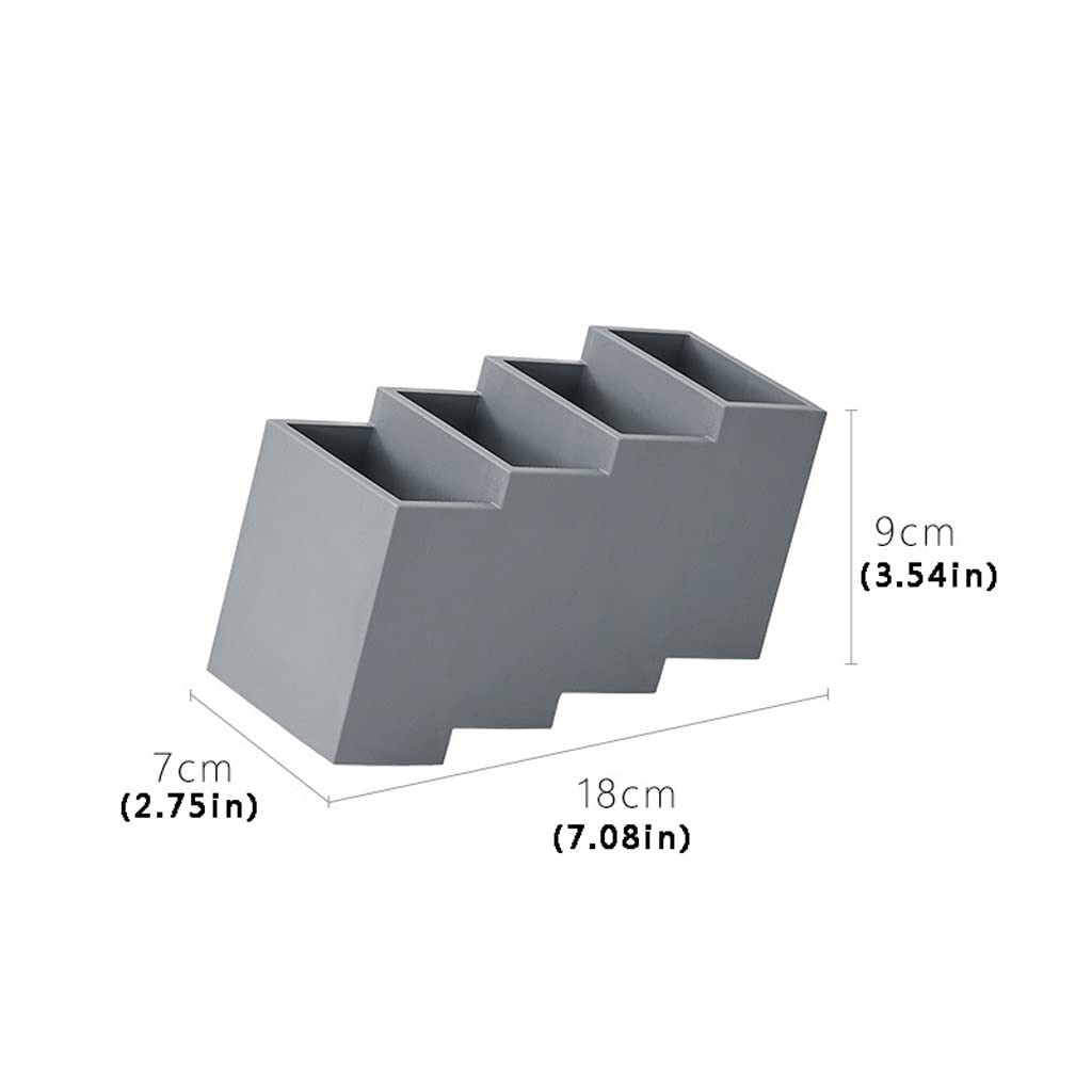 Portapenne da scrivania, portapenne, portapenne, supporto per scrivania, portapenne per scrivania, organizer per ufficio, casa, scuola, porta pennelli da trucco (bianco)