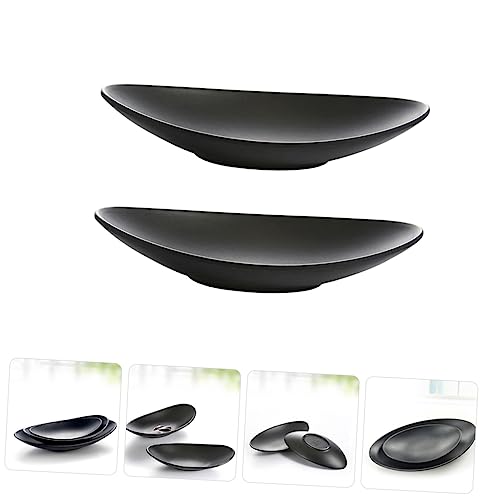 Juego de 2 Platos Sushi Negro miniatura 4