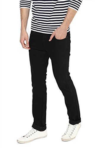 Image of Lawson Men's Clasic Skinny Fit Black Denim Jeans