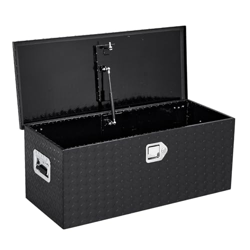 ExploreHorizon Heavy Duty Aluminum Truck Tool Box Waterproof Lockable Storage Toolbox for Pickup Beds, RVs & Trailers, Secure Organizer with Side Handles & Gas Strut Lid by ExploreHorizon - Image 2