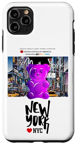 Funny Colorful New YorkCity Jelly Bear Gum Artwork Graphic �X�}�z�P�[�X iPhone 11 Pro Max �p