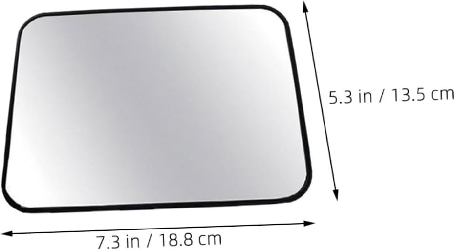 Car Mirror for Rear-facing Seats Interior Rearview Mirror with Wide-angle View Shatterproof Black 18.8x13.5cm for Car Seat