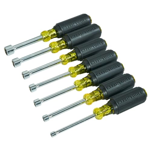 image for Klein Tools 631M Tool Set, Made in USA, Magnetic Nut Drivers Sizes 3/1