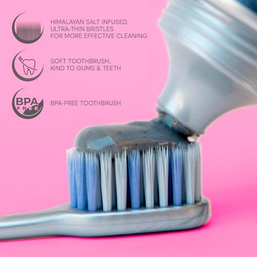 Biomed Brosse à dents en sel rose (lot de 3) – vue 5