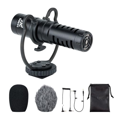 Amazon.co.jp: JJC マイクロフォン カーディオイド指向性 3.5mm TRS