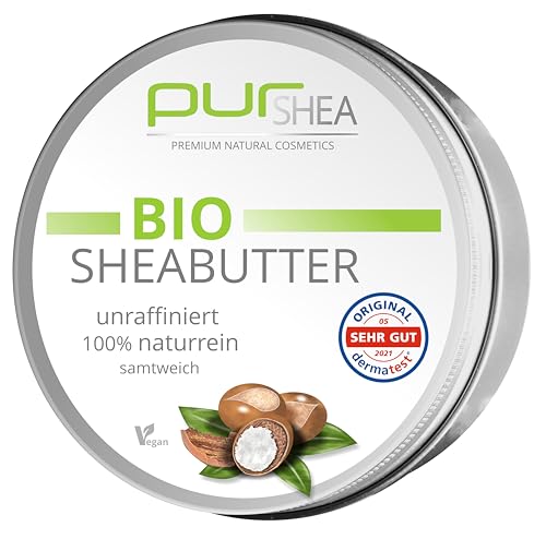 Sheabutter Pur Bio Unraffiniert | 100 G | Natürliche Pflege Für Haut & Haar