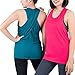 LOFBAZ Workout Tank Tops for Women Yoga Clothes Womens Athletic Shirts Gym Exercise Running Active Fitness Sports Clothing Tanks Top Purple L