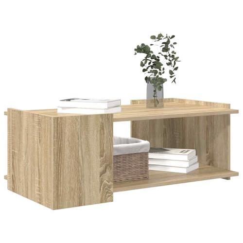 Table basse chêne Sonoma 90x50 table d'appoint moderne de salon