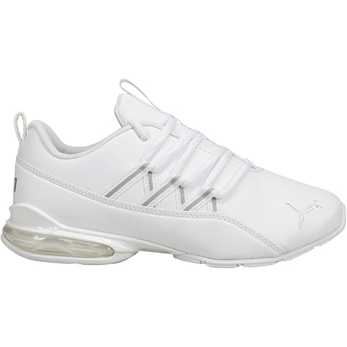 Puma Riaze Prowl Metal Women's Running Shoes, Puma Silver-White-II, 9 Wide