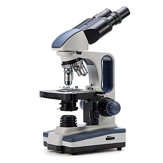 Swift SW350B 40X-2500X Magnification, Siedentopf Binocular Head, Research-Grade Compound Lab Microscope with Wide-Field 10X and 25X Eyepieces, Mechanical Stage, Abbe Condenser