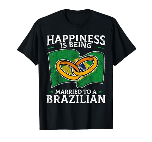 Brazilian Marriage Brazil Married Flag Wedded Culture T-Shirt