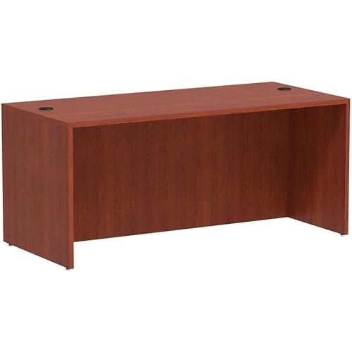 Alera Valencia Series 66 by 30 by 29-1/2-Inch Desk Shell, Medium Cherry