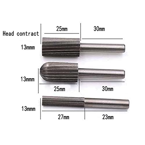 6 Stück Gravierbits Set - Wolfram Stahl Rotationsfräser für professionelle Mikroschnitzerei Bohren Holzbearbeitung DIY, 2,35 mm Schaft - S 6 Stück Gravierbits Set - Wolfram Stahl Rotationsfräser für professionelle Mikroschnitzerei Bohren Holzbearbeitung DIY, 2,35 mm Schaft - S