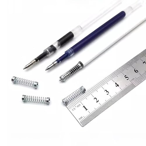 Customized Galvanized Zinc Plate Steel Wire Ball Point Pen Spring Small Ballpoint Pen Compression Spring Pressure Springs, Wire Diameter 0.4mm * Out Diameter 4.5mm * Length 18mm, 100PCS - Thumbnail 3