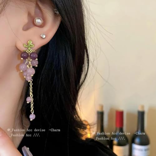 Boucles d'oreilles mariage anti-douleur légères à motifs géométriques et feuilles