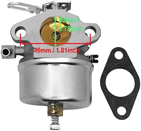 Hipa Carburetor For Tecumseh 5HP Snowblower - Replaces 632107A, 632107, 640084A, 640084B