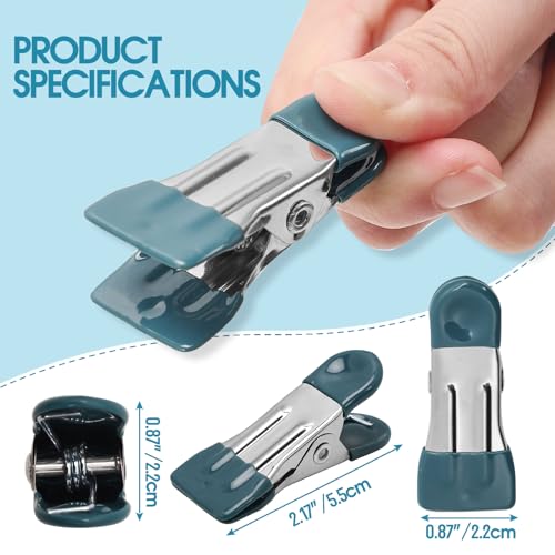 Cowdro CY006 Clothes Pins Heavy Duty 30 Pack - 2.17 Inch Metal Chip Clips thumb #6