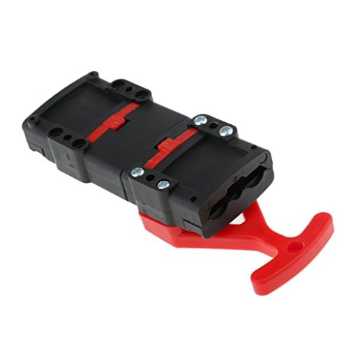 Gazechimp Batería Conector de Conexión Rápida Cableado Desconectar Carretilla Elevadora con Mango