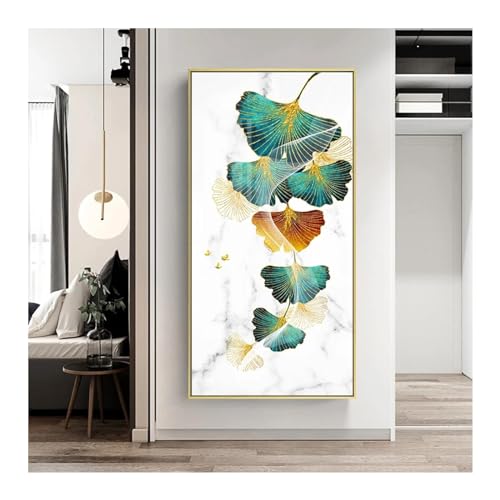 Affiches et impressions photo de luxe feuille verte pour habiller un grand mur vide de salon