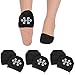 Triplewood Women's Toe Topper Socks Cotton Toe Cover No Show Half Socks for High Heel 3 Pairs