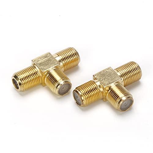 Adaptador splitter coaxial F tipo RG6 hembra 5 unidades miniatura 4