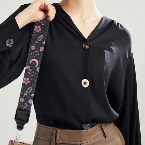 Image of Adjustable Purse Strap Replacement, Wide Shoulder Canvas Bag Strap, Crossbody Handbag Strap