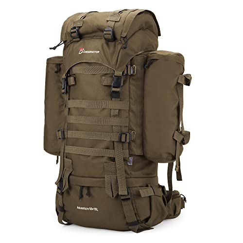 Mardingtop 65+10L Internal Frame Backpack + Camping Sleeping Bag #TOP1