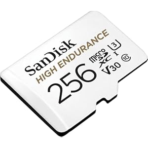 Alternative view of SanDisk 256GB High Endurance Video microSDXC Card with Adapter for Dash Cam and Home Monitoring systems - C10, U3, V30, 4K UHD, Micro SD Card - SDSQQNR-256G-GN6IA