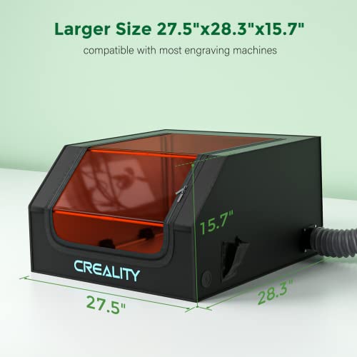 Creality Enclosure for Laser Engraver,Laser Engraving Machine Protective Cover with Eye Protection, Insulates Against Fumes and Odors for Laser Cutting Enclosure Tent - Image 4
