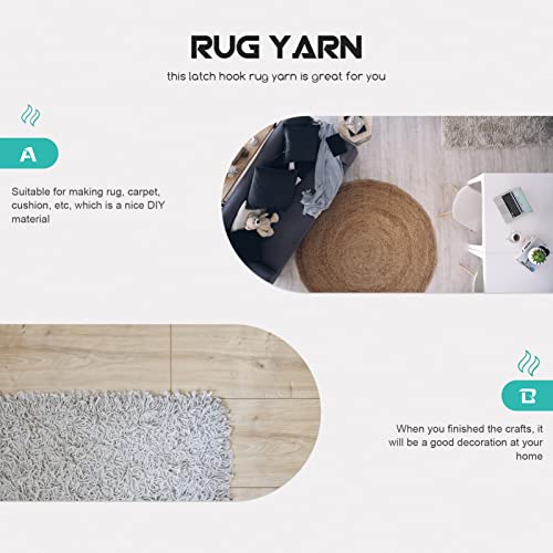 Artibetter 10 Rolls Latch Hook Yarn Precut Rug Yarn Tapestry Yarn Threads For Diy Craft Sewing Knitting Yarn Latch Hook Supplies Red #TOP7