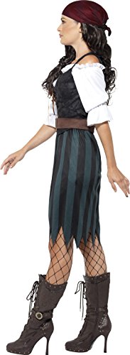 SMIFFYS Costume Mozzo dei pirati, Azzurro, con