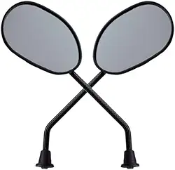 Retrovisor Moto Par Espelho, Lente Plana Anti Reflexo