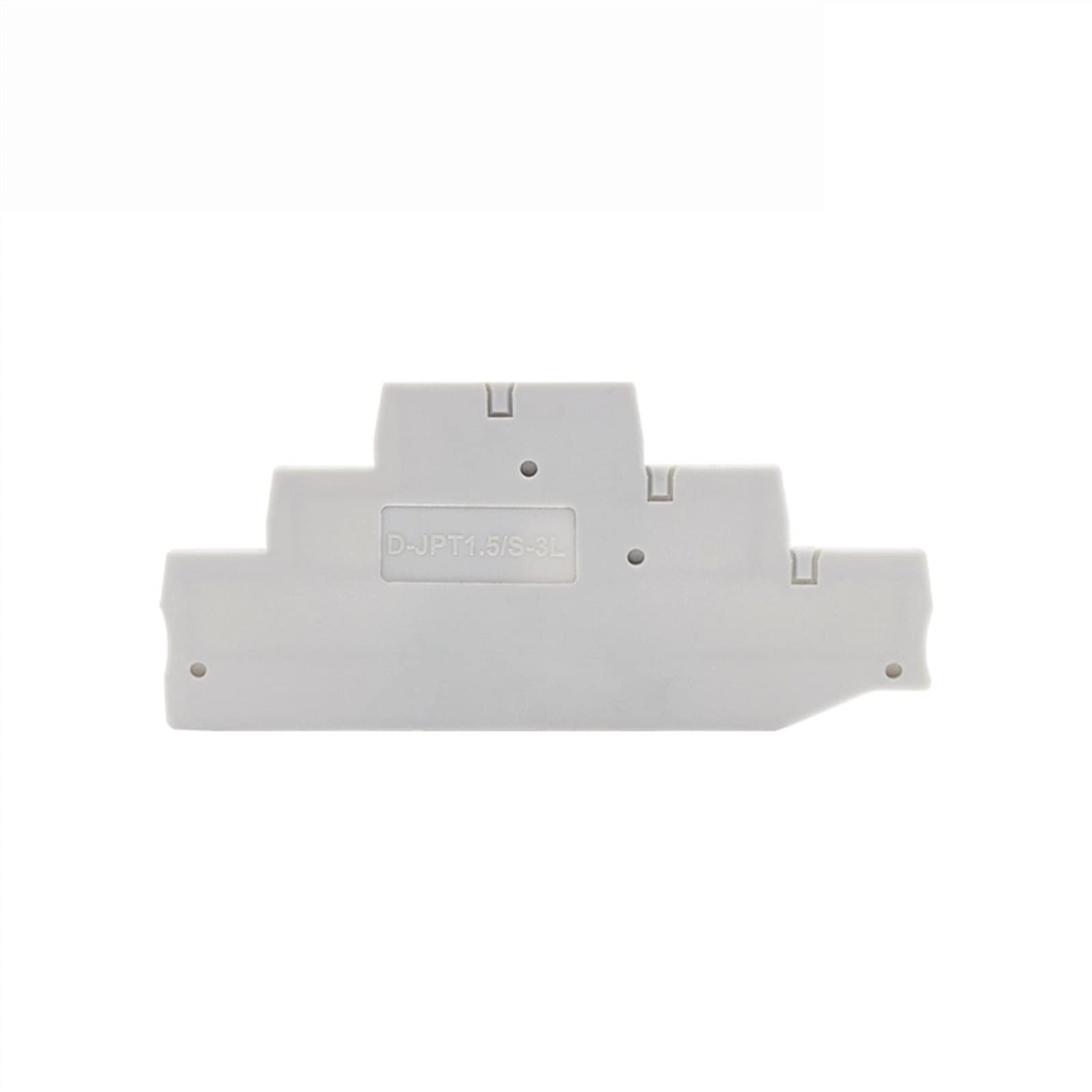 Plaque de Couverture saako D-PT 1.5-3L pour Isoler les Blocs Terminaux PT1.5 Triple Étage