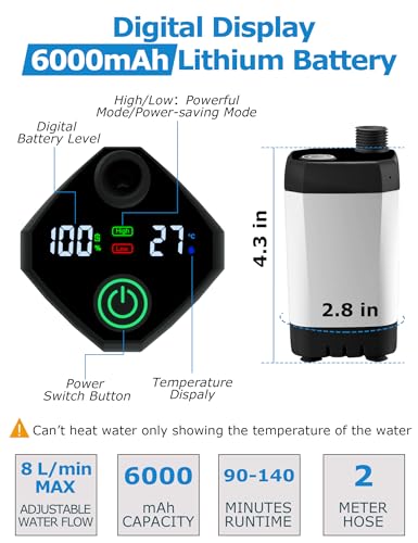 innhom-6000mAh-Portable-Shower-Camping-Shower-Outdoor-Camp-Shower-Pump-2-Mode-Electric-Rechargeable-Portable-Camping-Shower