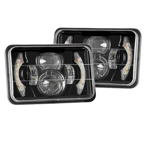 Phares LED 4X6 pouces pour remplacer les feux halogènes jaunes et peu performants
