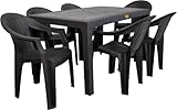 ✔ SEDUTE ERGONOMICHE CON BRACCIOLI PER IL MASSIMO COMFORT - Le sedie sono progettate per offrire una postura comoda e rilassante anche durante utilizzi prolungati, perfette per lunghe cene o momenti di convivialità