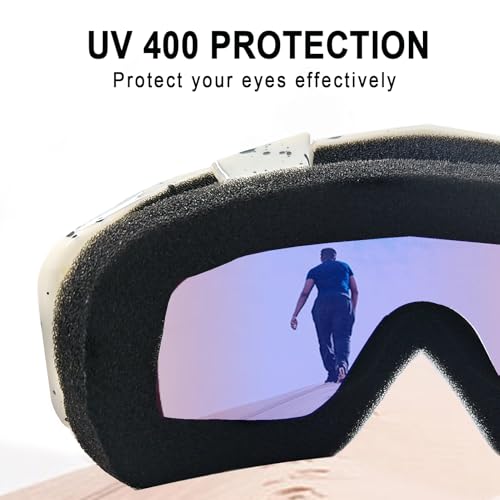 Image of Dirt Bike Goggles Motorcycle ATV Glass Riding Four Wheeler Offroad Mx Racing Helmet Goggles