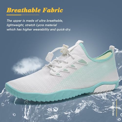 Image of WateLves Water Shoes Mens Womens Beach Swim Shoes Quick-Dry Aqua Socks Pool Shoes for Surf Yoga Water Aerobics