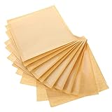 VICASKY 100stücke Pack Bäckerbeutel Mit Fenstern Kraftpapier Backwarenbeutel Für Kekse Donuts Sandwiches Lebensmittelbeutel Für Takeaway Imbissstuben