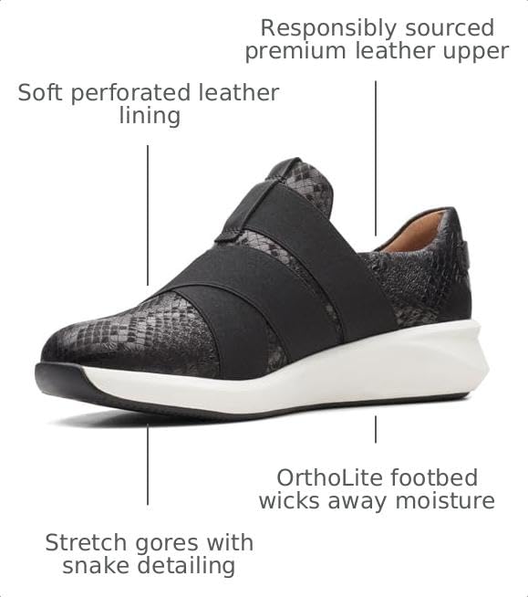 Image of Clarks Women's Un Rio Strap Trainers
