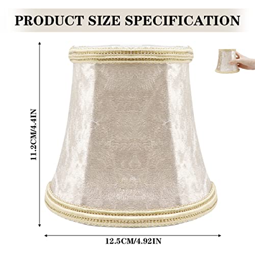 Anronch Modern European Flannel Lampshade, Royal Style Fabric Lampshade European Clip Chandelier Wall Lamp Shade For Table Chandelier Wall Lamp Living Room Bedroom Kitchen, Lampshade Accessories #TOP1
