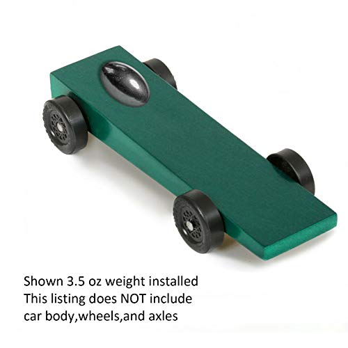 ZCPTZ 3.5 Ounce Tungsten Weights Car Canopy Weight Faster Speed for Derby Cars