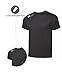 Asioka 130/16 Camiseta Deportiva, Unisex Adulto, Negro, M