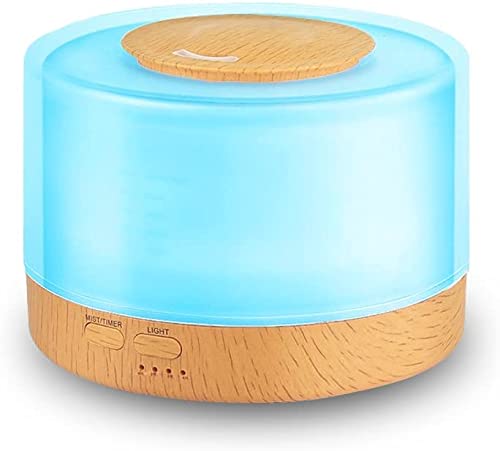 Diffuseur d'huile essentielle à ultrasons 500 ML avec arrêt automatique sécurisé