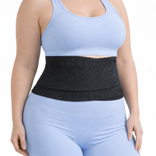 Breathable Mesh Back Brace for Lower Back Pain Relief, Adjustable Lower Back Brace with Flexible Stays, Thin & Elastic Back Support for Women & Men, Ideal for Work, Workouts (Fits Waist 31.1'-53.15')