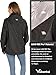 Valkental - Reflektierende & Wasserdichte 3in1 Jacke Damen [Fleece Zipp-In & Verstaubare Kapuze] Geeignet als Winterjacke, Regenjacke & Fahrradjacke - 10.000mm Wassersäule - Doppel Reißverschluss