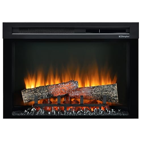 Dimplex XHD 26'' Insert de Cheminée Électrique – Cheminée Murale – 1400 W – Insert Électrique avec Effet Flamme LED Optiflame – Chauffage Activable – Télécommande Incluse