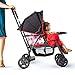Joovy Caboose Graphite Stand On Tandem Stroller, Red