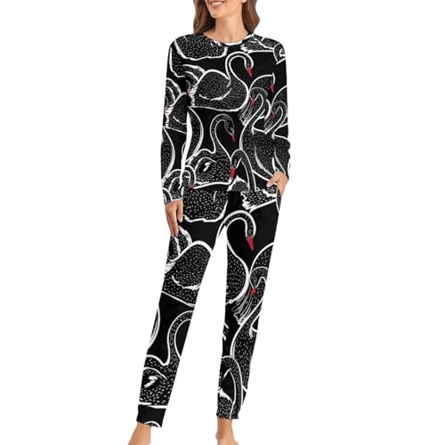 Pyjama cygne femme pour des soirées cocooning chaleureuses en hiver